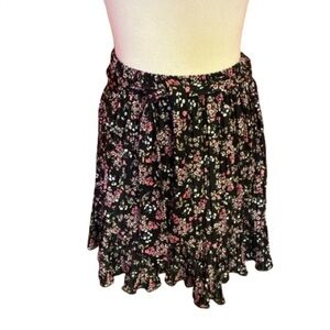 Loft NWT floral mini skirt